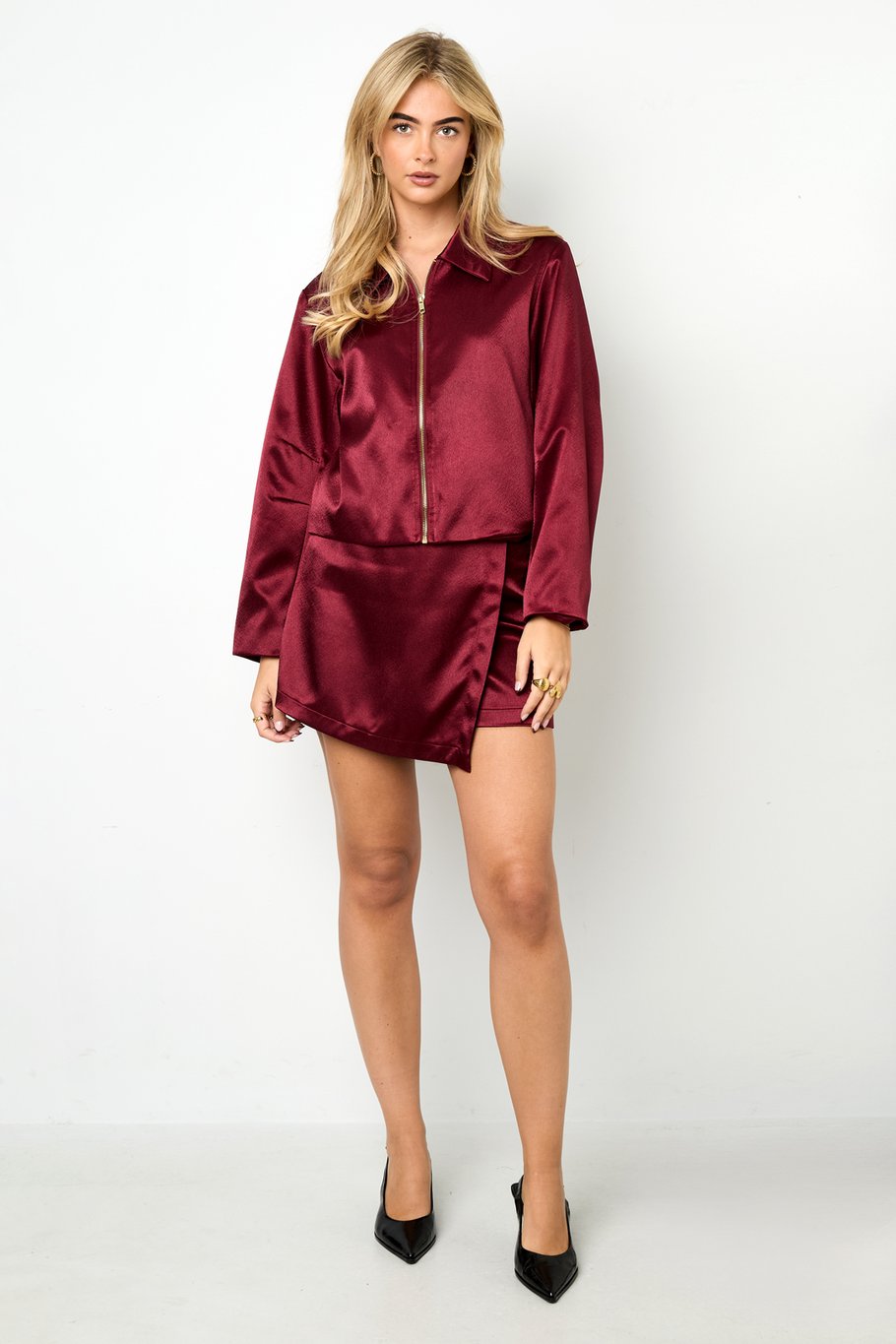 Jacke in Satinoptik Bild7